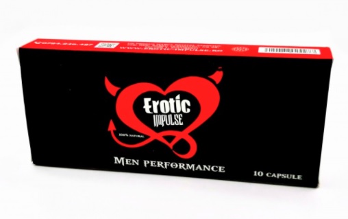 Erotic Impulse – capsule pentru cresterea performantelor sexuale - 10 cps